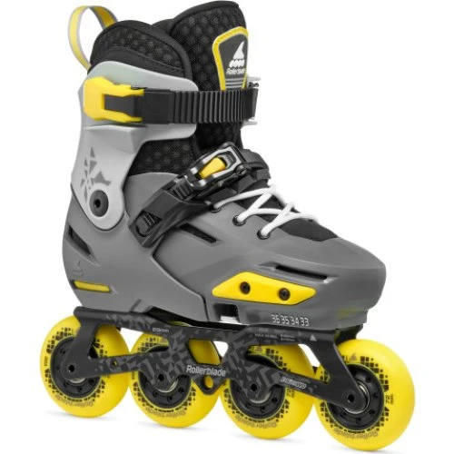 Rollerblade Apex Inliner Rulleskøjte Børn Grå/Gul