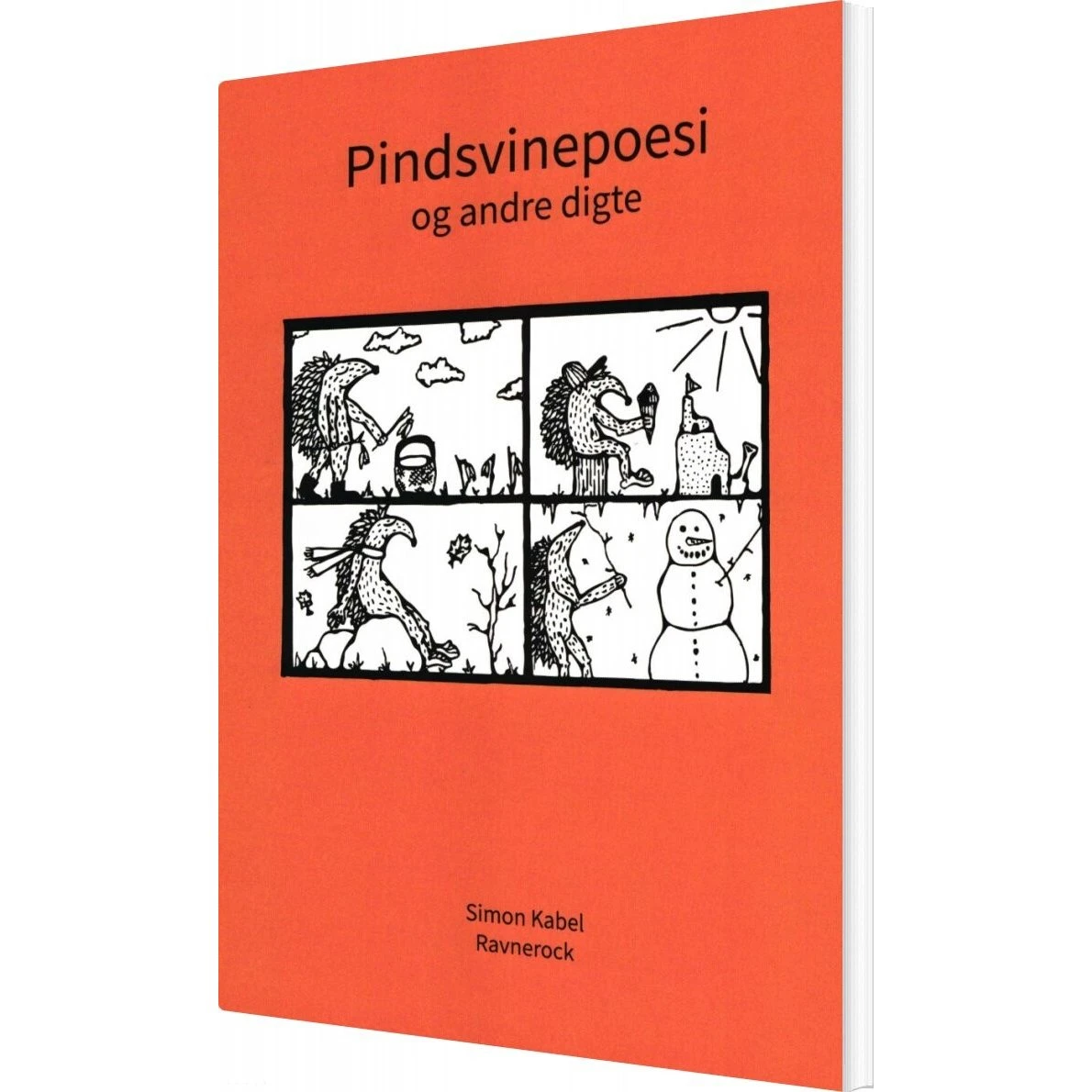 Simon Kabel: Pindsvinepoesi - Digtsamling fra Forlaget Ravnerock