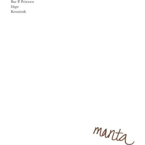 Manta - Bue P. Peitersen - Digtsamling