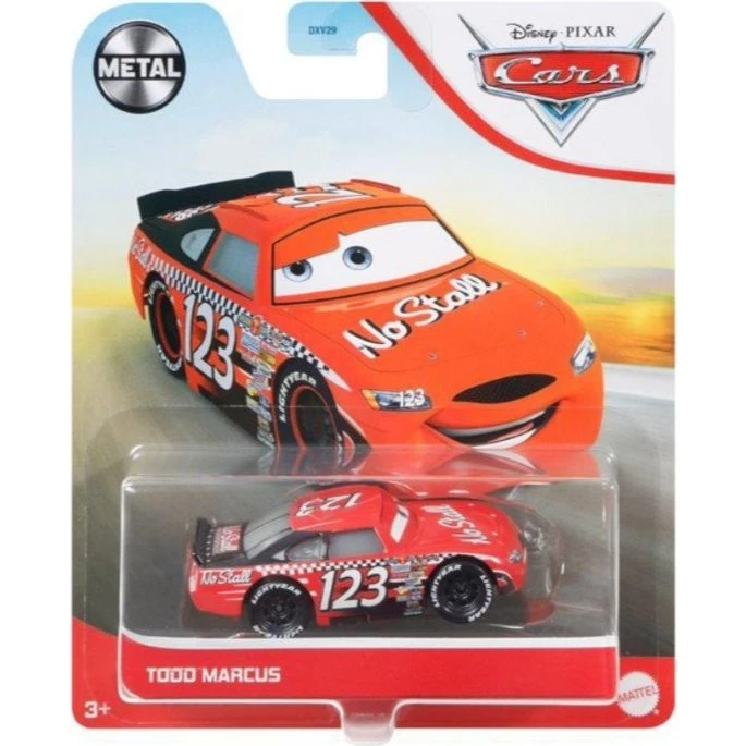 Disney Pixar Cars Todd Marcus Legetøjsbil - 1:55
