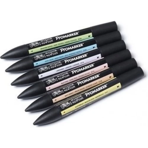 Winsor & Newton Promarker 6 stk. Pastel Tones