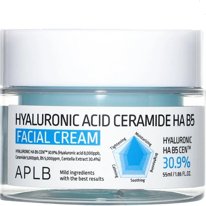 APLB Hyaluronic Acid Ceramide HA B5 Facial Cream 55ml