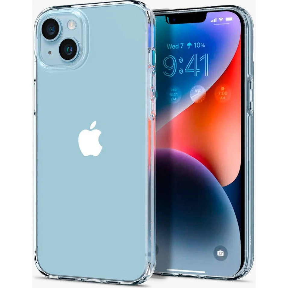 Spigen Crystal Flex Cover til iPhone 14 - Crystal Clear