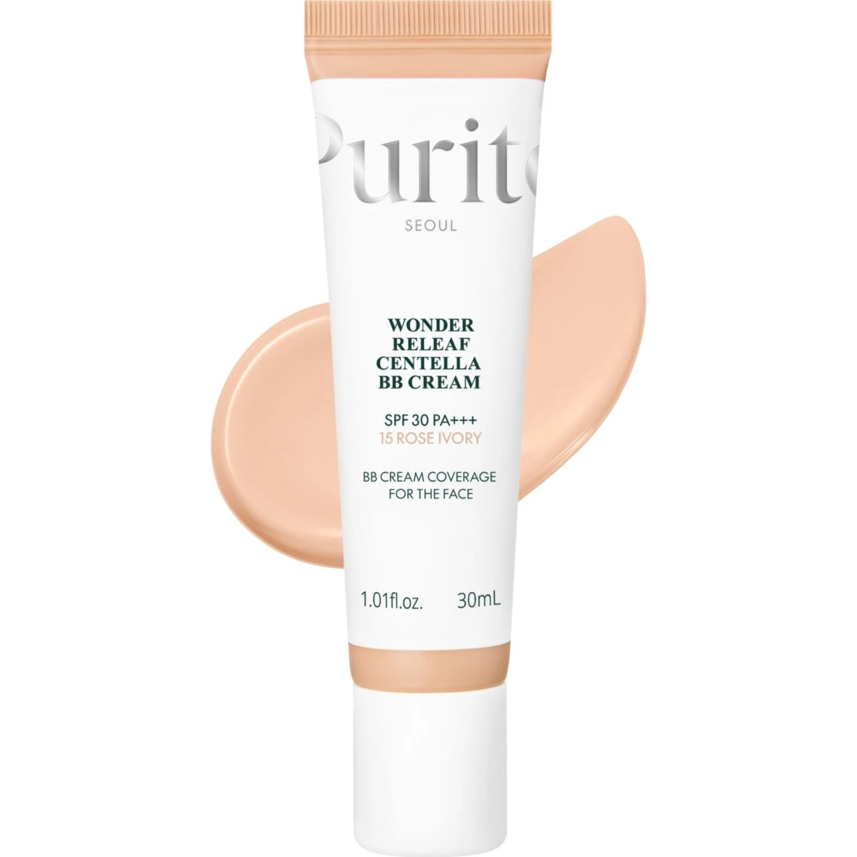 Purito Wonder Releaf Centella BB Cream 15 Rose Ivory 30ml