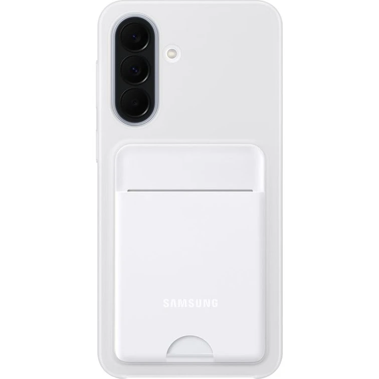 Samsung EF-OA376 Beskyttelsescover med kortplads til Galaxy A37 - Lysegrå