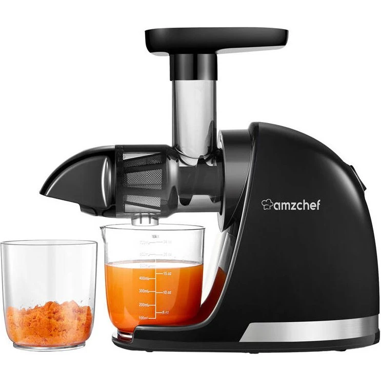 AMZCHEF 1501-BK-SM Slowjuicer - Sort