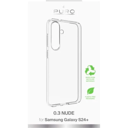 Puro 0.3 Nude Cover til Samsung Galaxy S24+ - Gennemsigtig