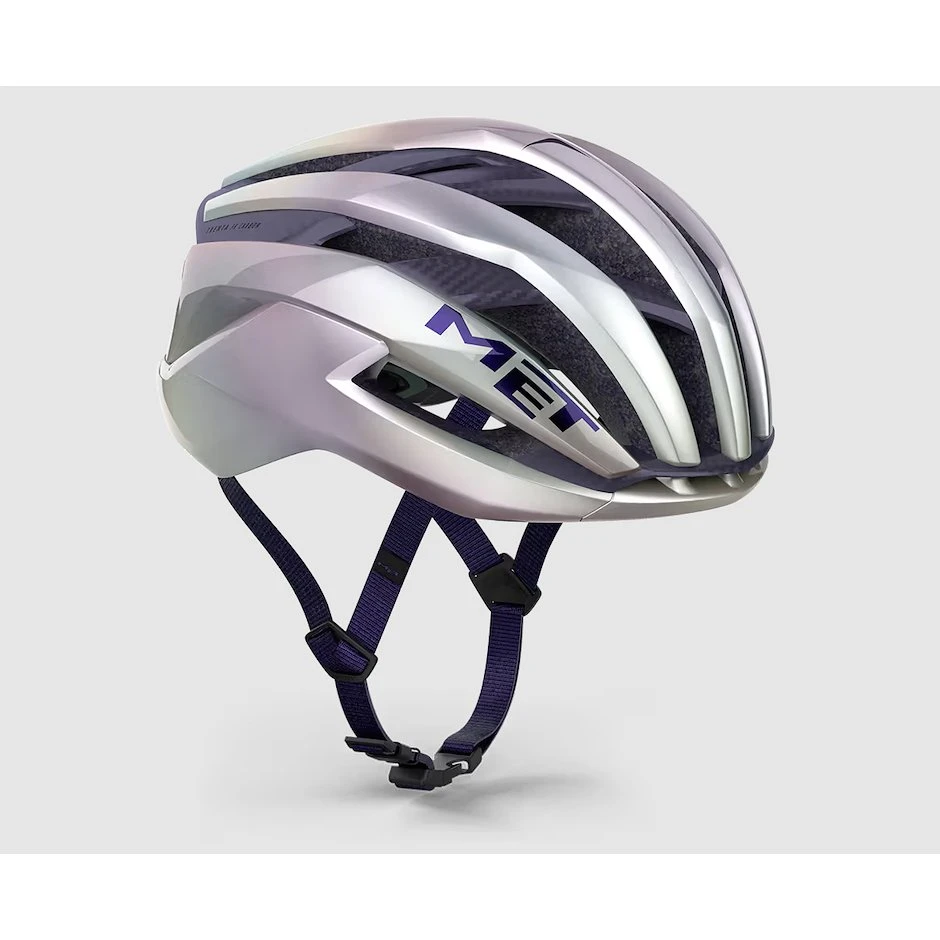 MET Trenta 3K Carbon MIPS Cykelhjelm - Tadej Pogacar Edition - Sølv