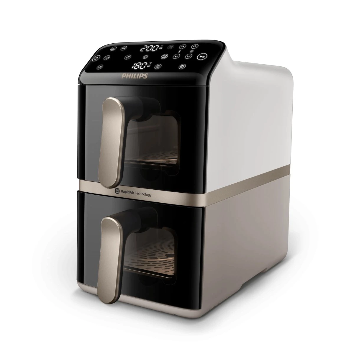 Philips 4000 Series NA462/80 Dobbelt Varmluftsteger, 10L, 2750W