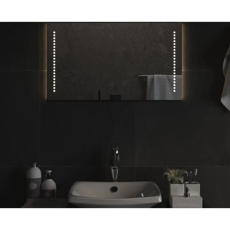 LED badeværelsesspejl 40x70 cm - IP65, USB