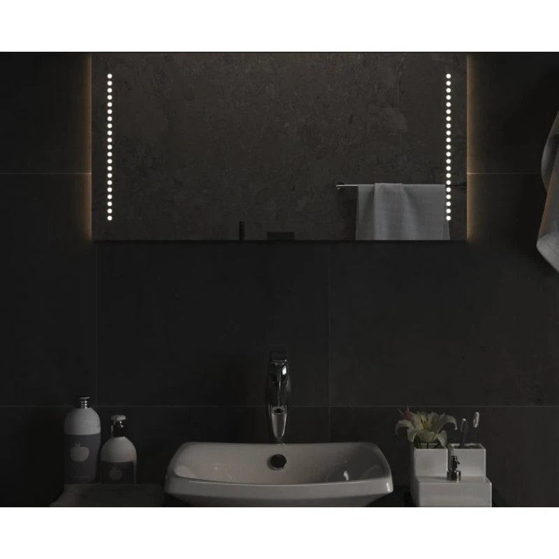 LED badeværelsesspejl 40x80 cm - IP65, USB