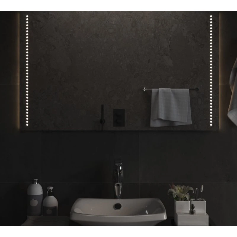 LED badeværelsesspejl 60x100 cm IP65 med USB