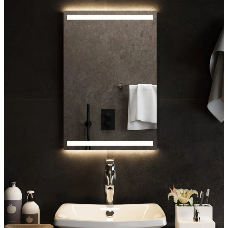 LED badeværelsesspejl 40x60 cm – IP65, USB-interface