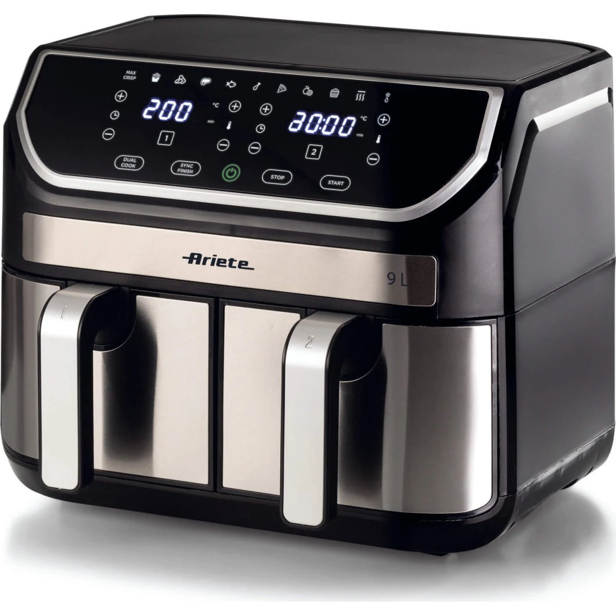 Ariete 4625/00 Airfryer 2100W 9L - Rustfrit stål