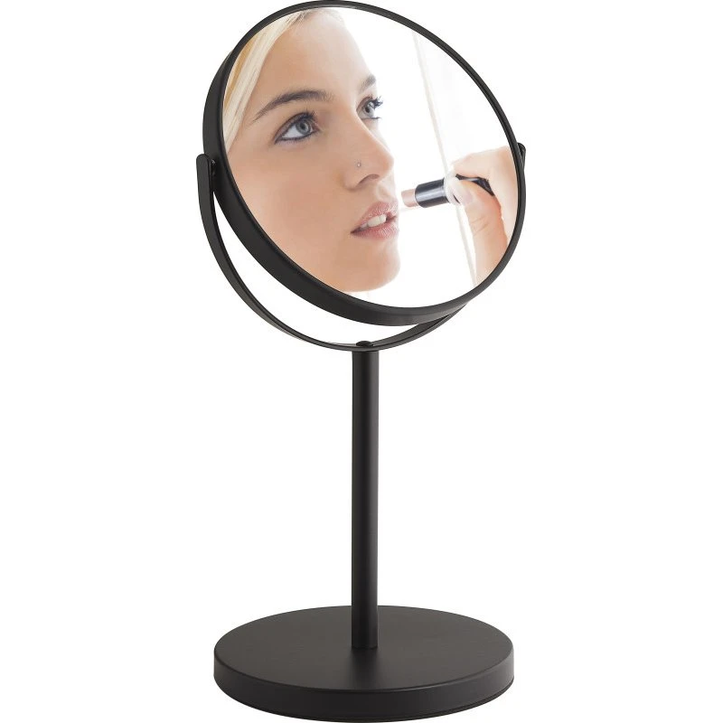 Hefe Anna makeup spejl, mat sort med 5x zoom