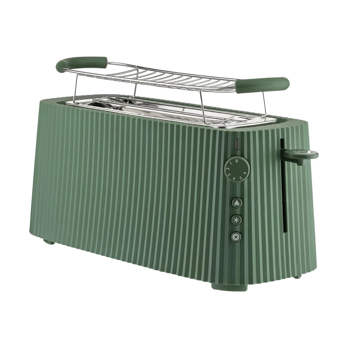 Alessi Plissé Brødrister XL Grøn