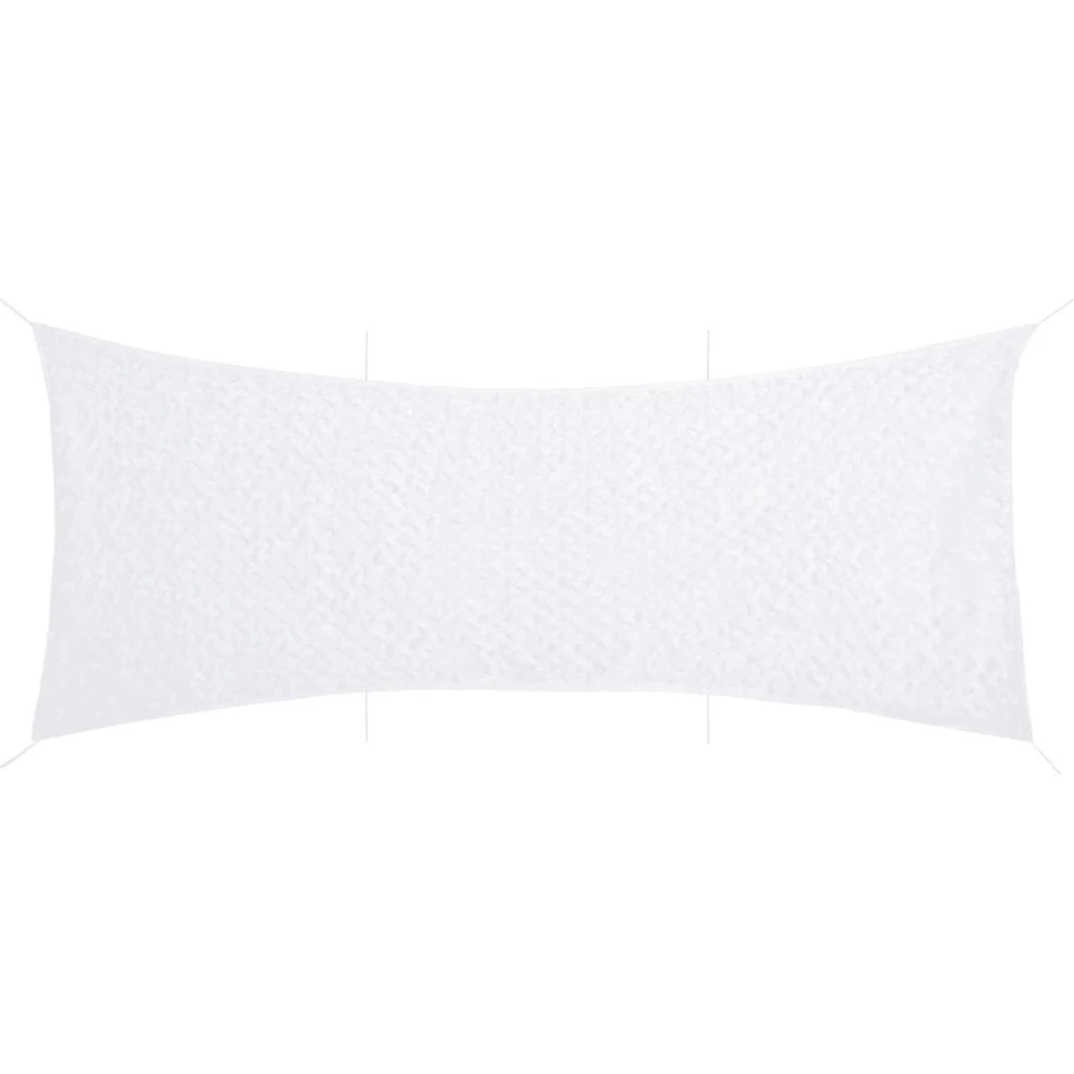 vidaXL Camouflagenet 627x290 cm Hvid med opbevaringspose