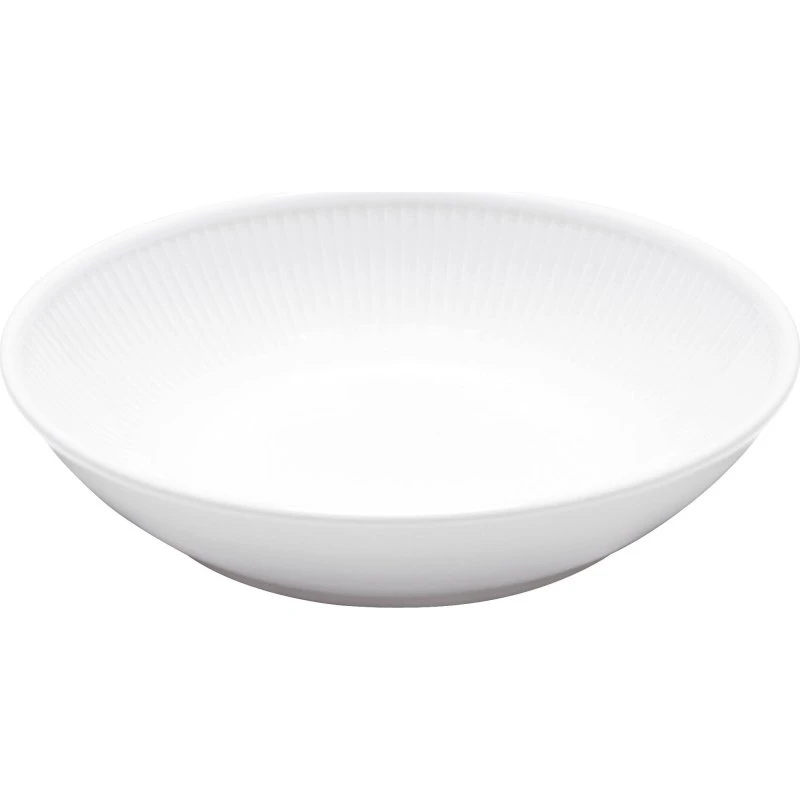 Pillivuyt Plissé dyb tallerken 20 cm - hvid