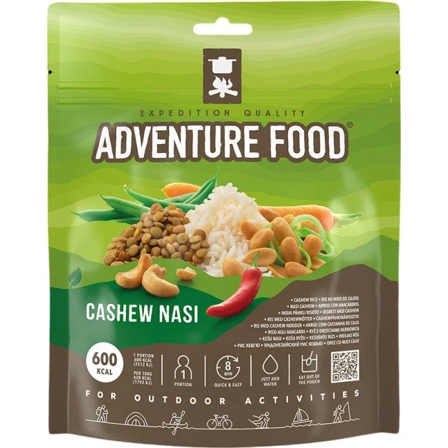 Adventure Food Cashew Nasi - Frysetørret vegetarisk mad