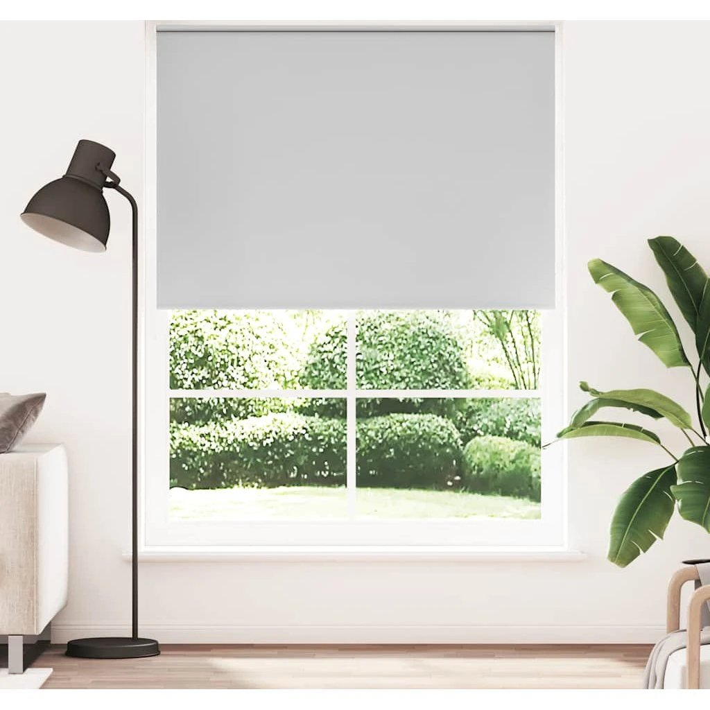 vidaXL Mørklægningsrullegardin Grå 160 x 230 cm