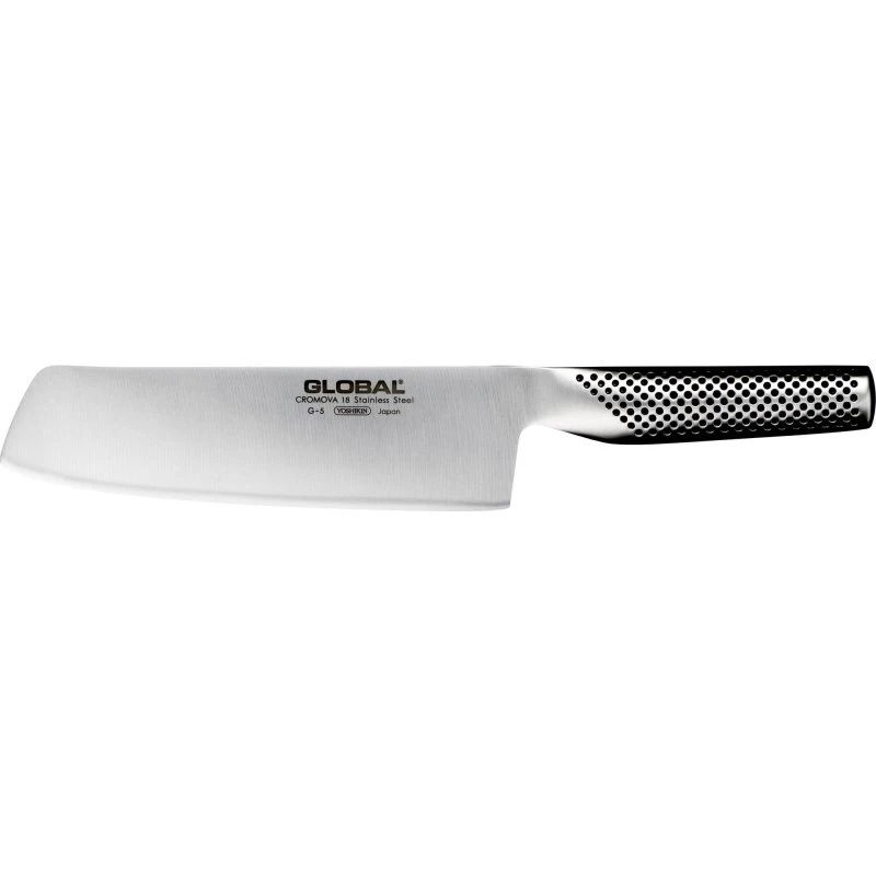 Global G-5 grøntsagskniv 18 cm (rustfrit stål)