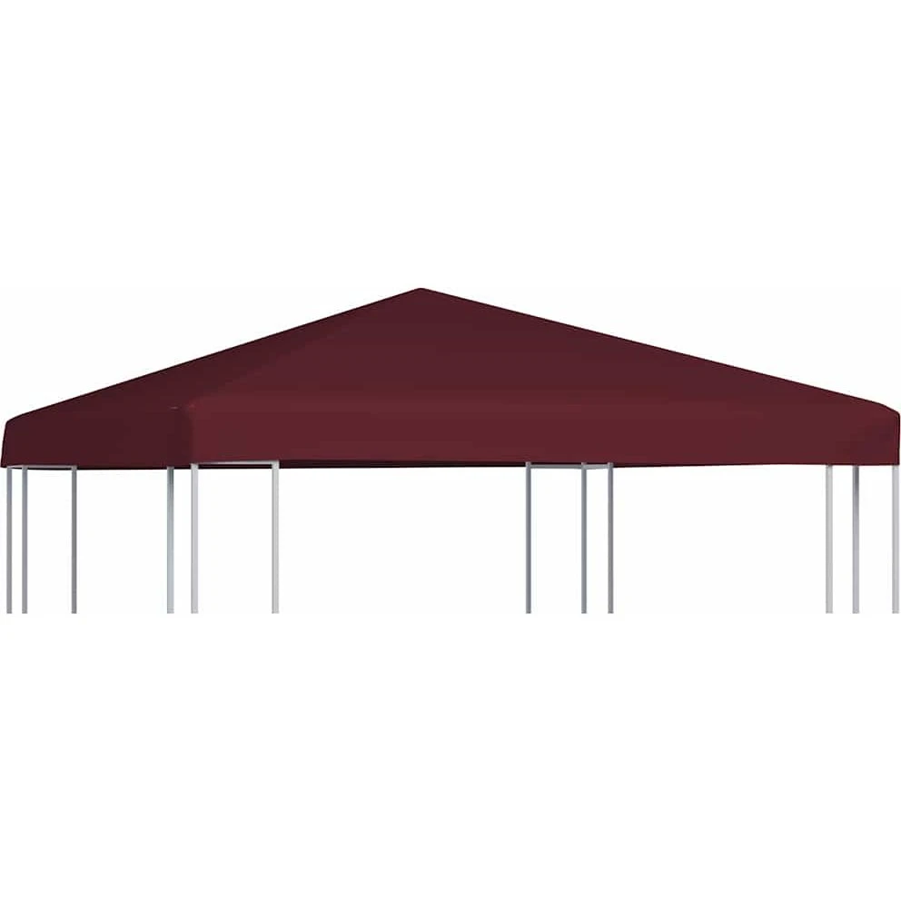 vidaXL Pavillontopdække 3 x 3 m 310 g/m² Bordeaux