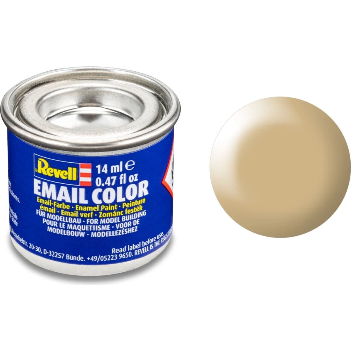 Revell Emalje Maling til Hobby - Beige Silk - 14 ml