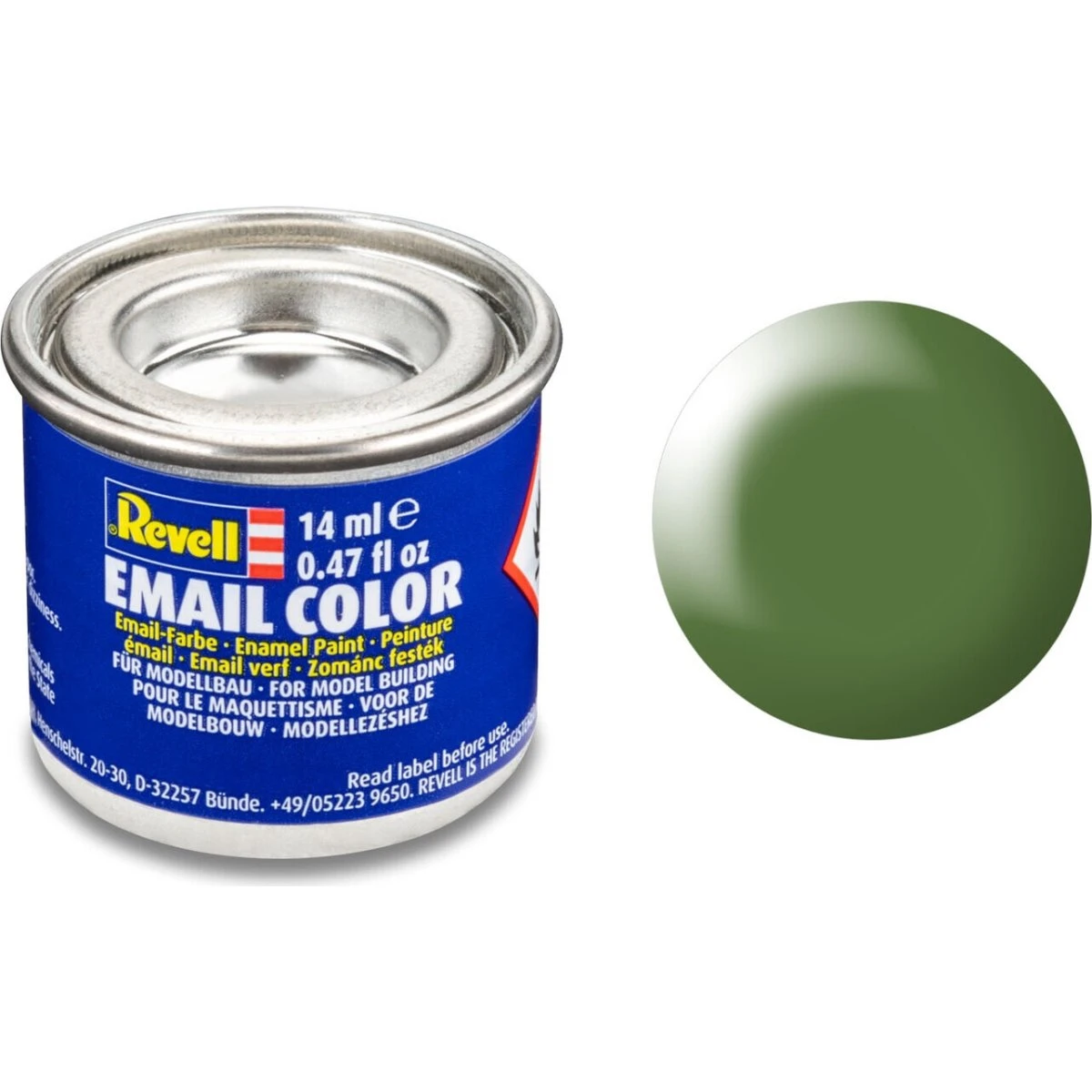 Revell Emalje Maling til Hobby - Green Silk - 14 ml