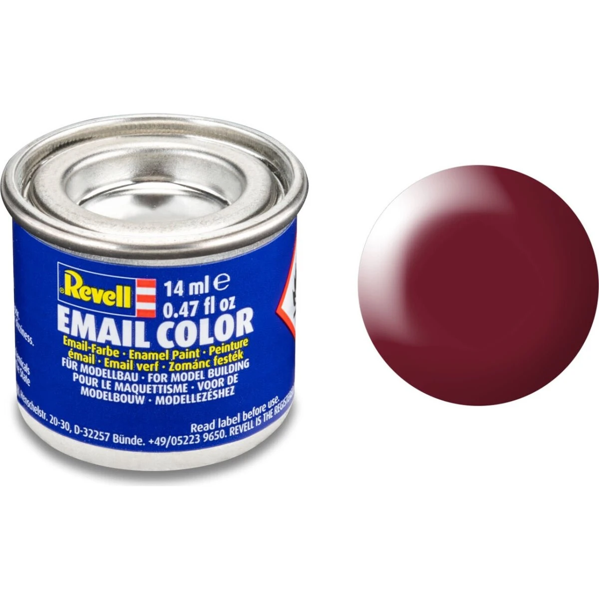 Revell Emalje Maling til Hobby - Purple Red Silk - 14 ml