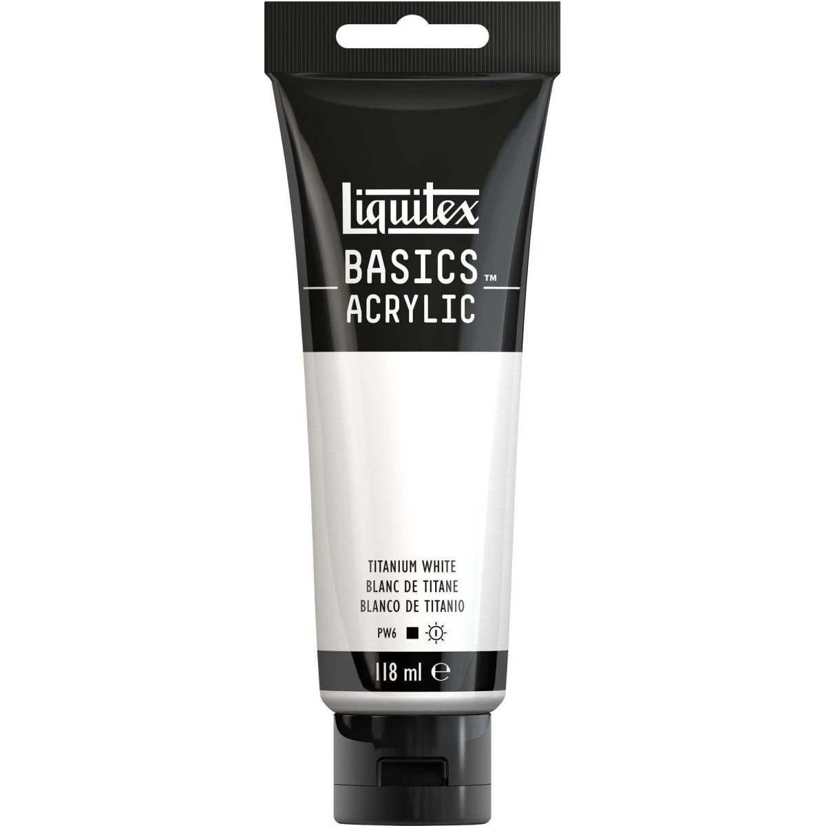 Liquitex Basics Akrylmaling - Titanium White 118 ml
