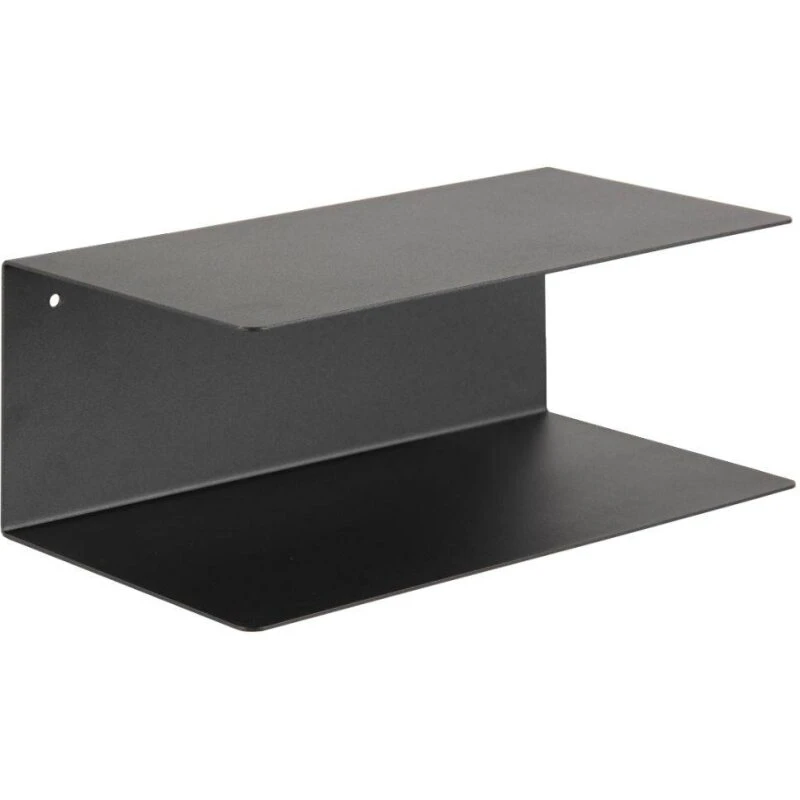 CASA Living Joliet væghylde 2 stk. – mat sort stål 35 cm