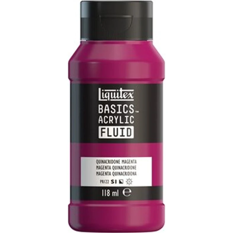 Liquitex Basics Fluid Akrylmaling - Quinacridone Magenta 118 ml