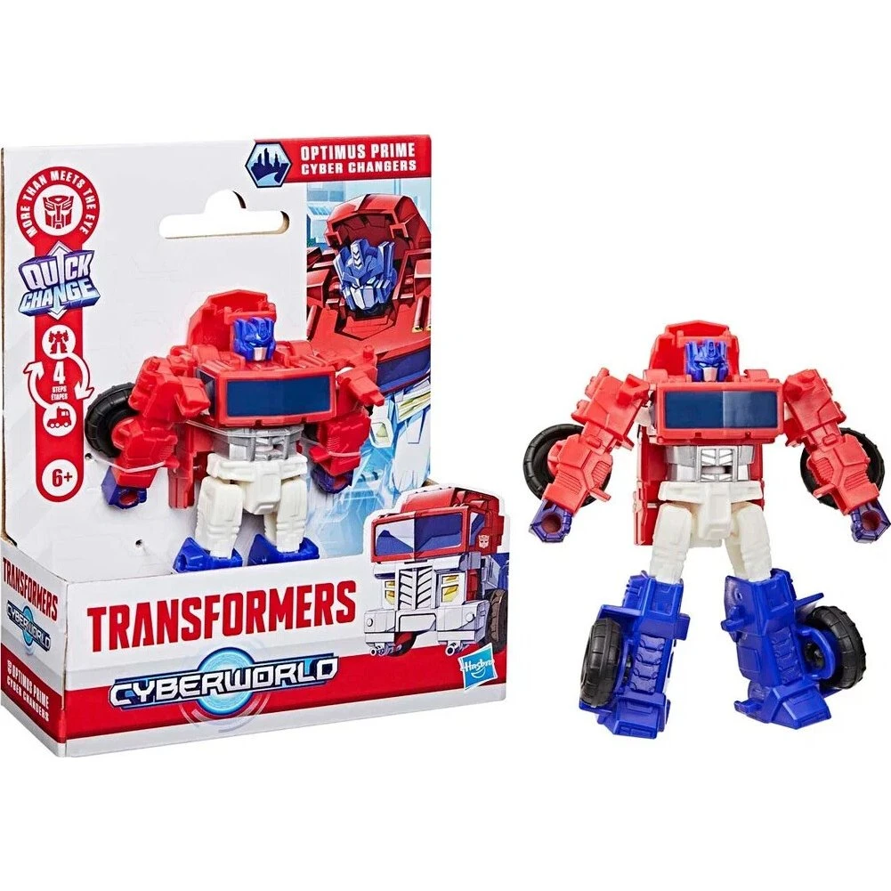 Transformers Cyberworld Cyber Changers 10 cm - Assorteret