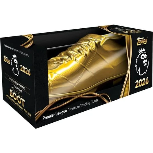 Topps Premier League Golden Boot Tin W2 Samleræske