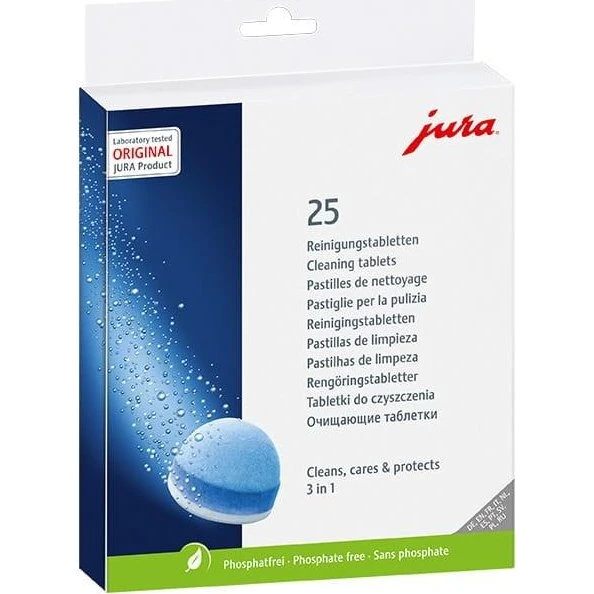 Jura Rengøringstabletter 3-fase - 25 stk.