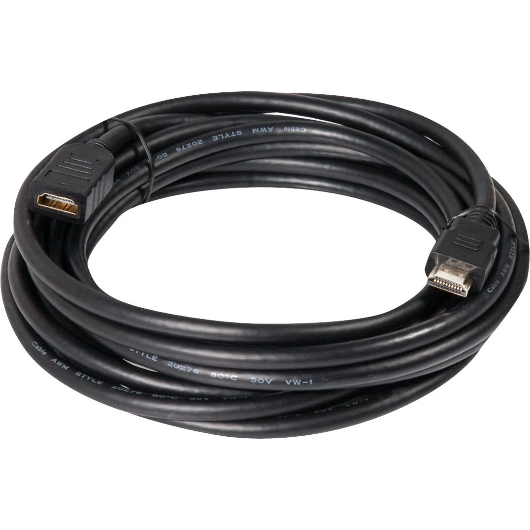 Club 3D CAC-1320 HDMI-forlængerkabel 5m sort, 4K support