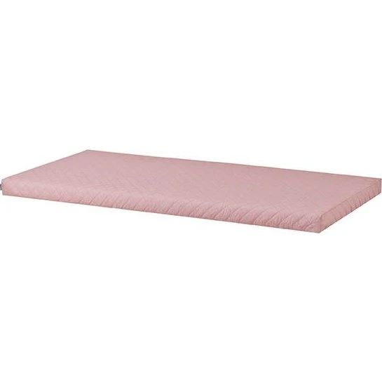 Hoppekids Quiltet Madrasbetræk 90x200x9 cm – Pale Rose