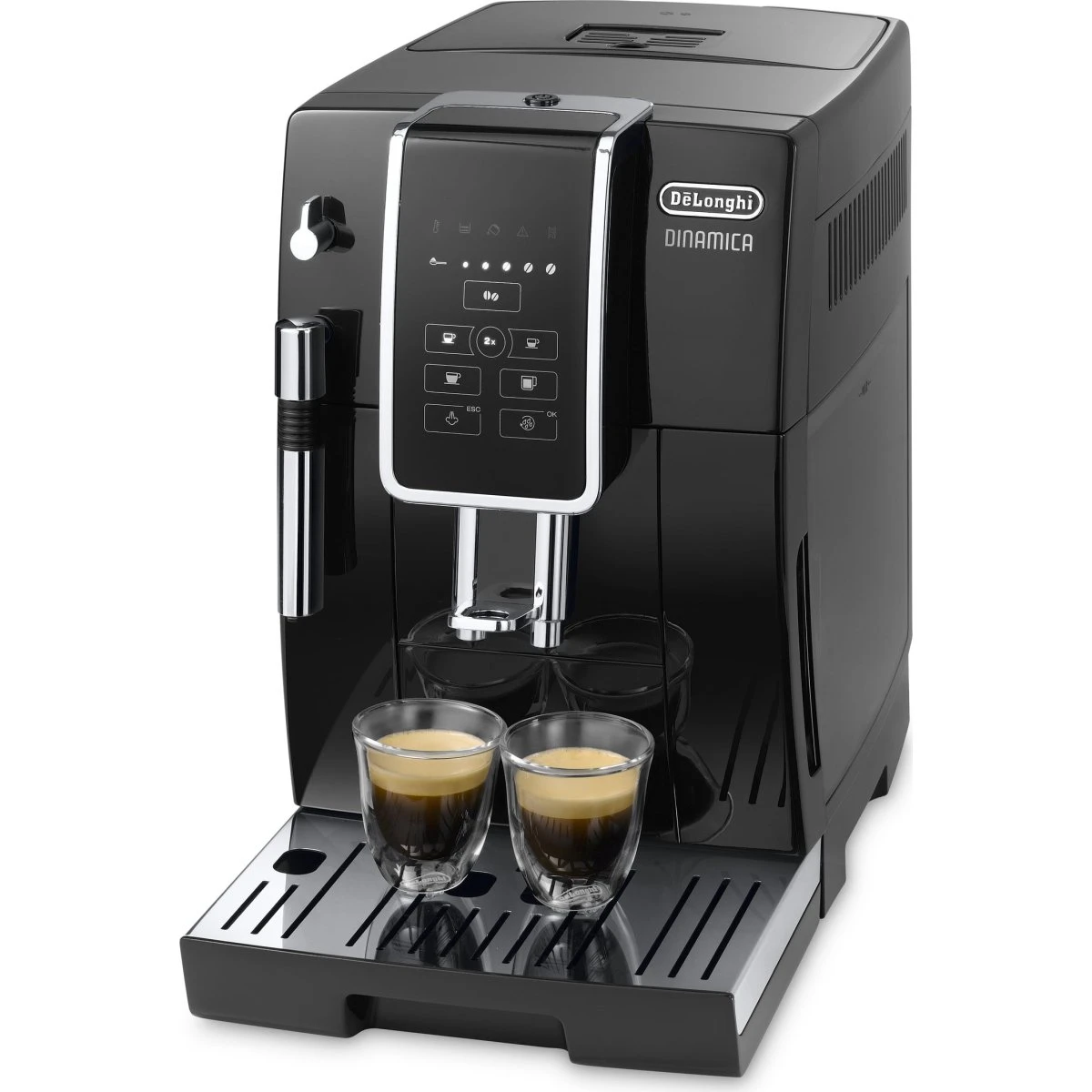 DeLonghi Dinamica ECAM350.15.B - Automatisk kaffemaskine, sort