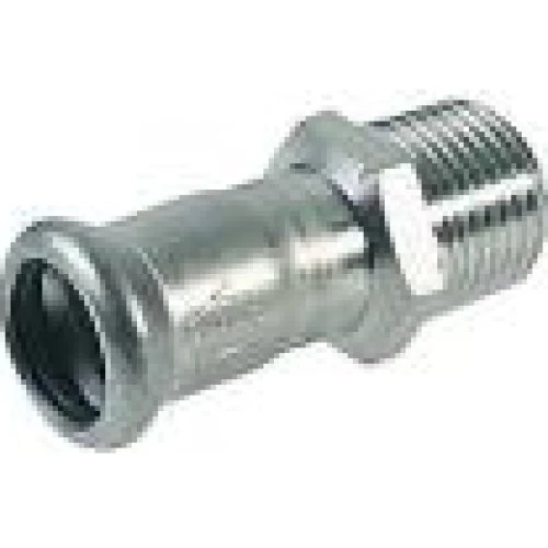 VSH XPress rustfri press overgang 76,1 mm x 2 1/2'' M-bakke