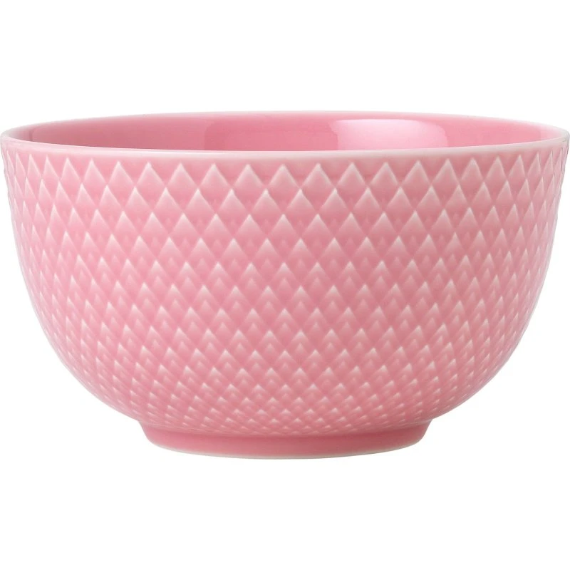 Lyngby Porcelæn Rhombe Color skål 11 cm – rosa