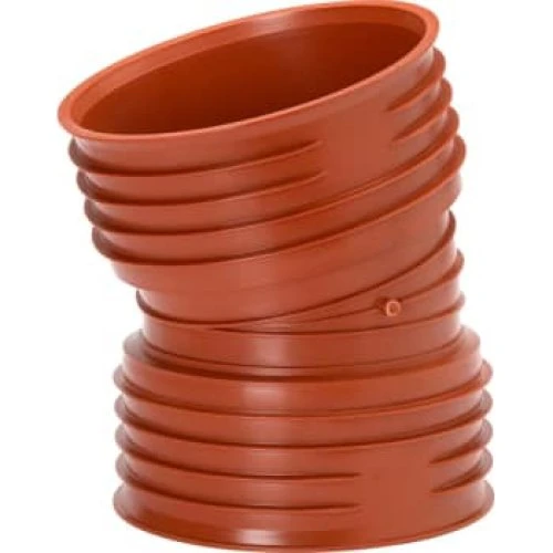Uponor Ultra Rib2 PP-bøjning 15° 200 mm