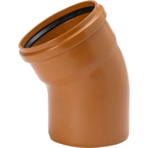 Uponor 200 mm 30° PVC-kloakbøjning