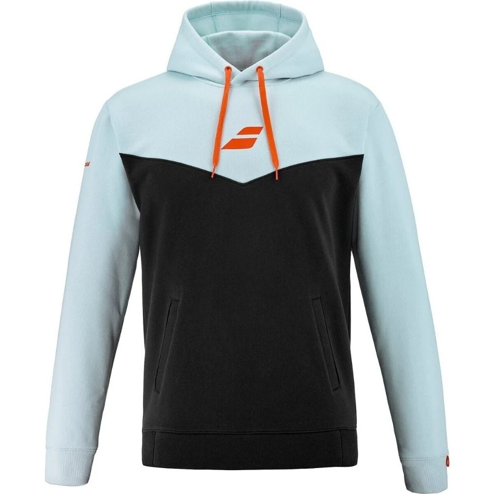 Babolat Exercise Hood Sweat - Illusion Blue - L