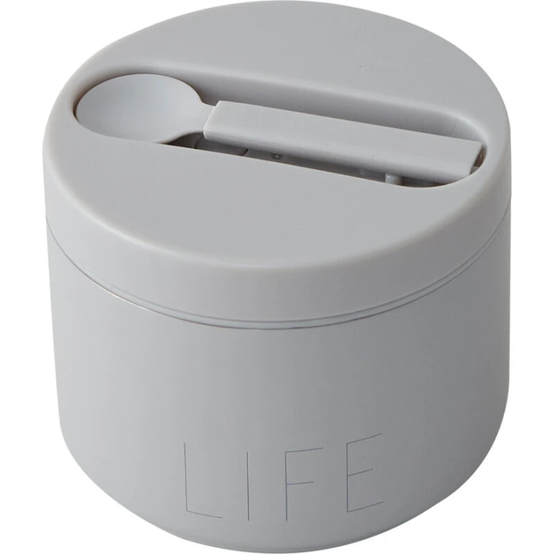 Design Letters To-go termomadkasse 330 ml - Cool Grå