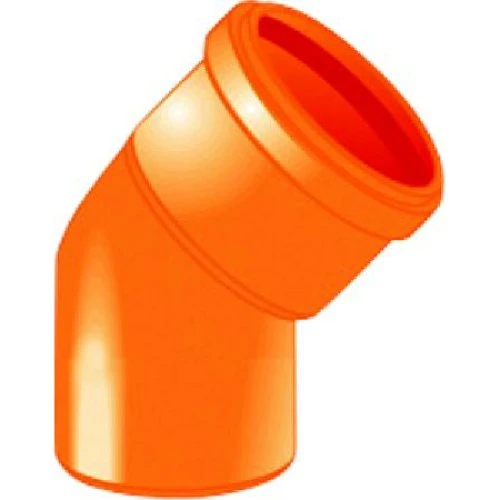 PVC Kloakbøjning 110mm 88,5 grader