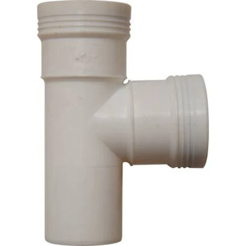 HTP Grenrør 88 grader 32/32 mm med 2 muffer, hvid