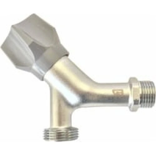 3/4" x 1/2" aftapventil med kontraventil