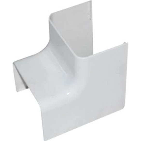 Indvendigt hjørne til installationskanal 77 x 54 mm, hvid