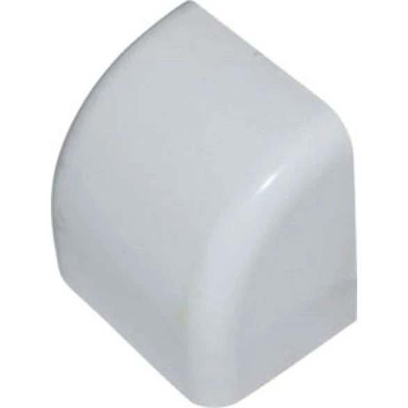 Qsantec KWA-afslutning 77x54 mm hvid