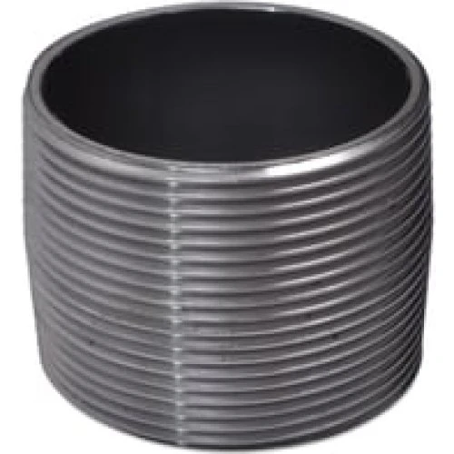 Nippelrør sort SMSK 1/2" - 30 mm